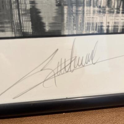 Signed Giles Nelson photograph