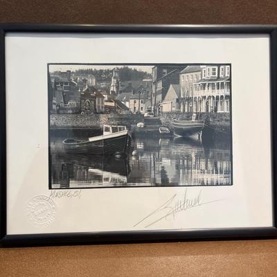 Signed Giles Nelson photograph