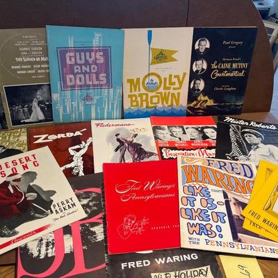 Vintage Broadway show programs