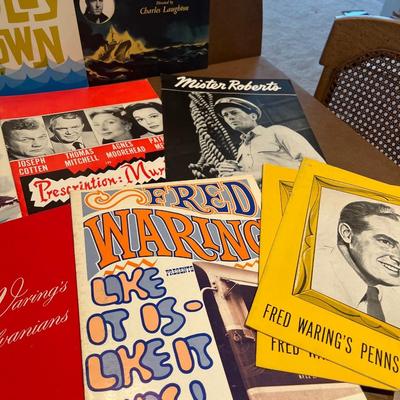 Vintage Broadway show programs