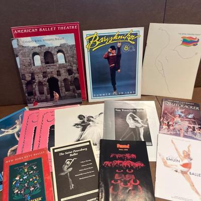 Vintage Ballet programs