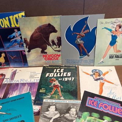 Vintage Ice Follies programs