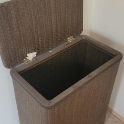 Vintage shoe caddy, clothes hamper