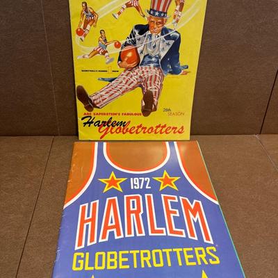 1954 & 1972 Harlem Globetrotters programs