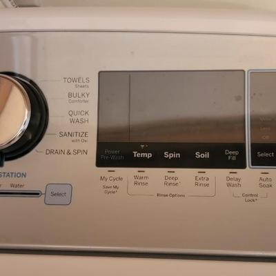GE top load washing machine