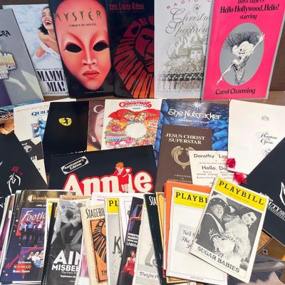 Broadway show programs & playbills