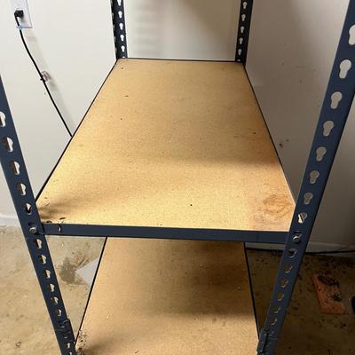 Metal & Wood Shelving Unit (G-MG)