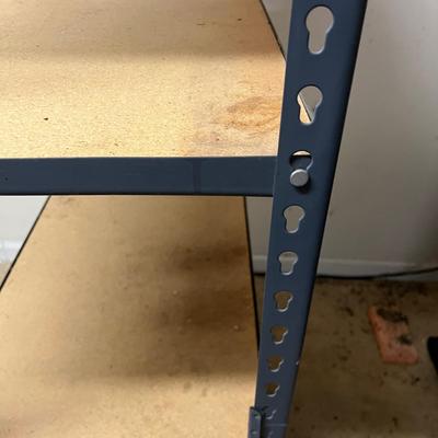 Metal & Wood Shelving Unit (G-MG)