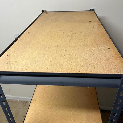 Metal & Wood Shelving Unit (G-MG)