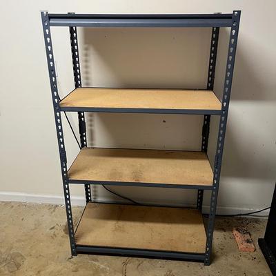 Metal & Wood Shelving Unit (G-MG)