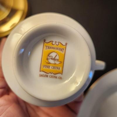 Salem China Co Translucent Fine China Lot