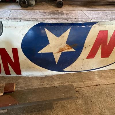 Part of sign North Star Gasoline sign