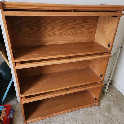 Book Display Case Glass Doors 36x14x35