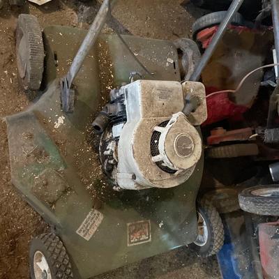 5 vintage mowers