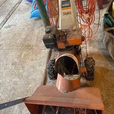 Montgomery Ward dual stage snowblower