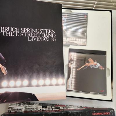 lot of 4 Collectors Albums Sets Springsteen, Phil Spector, Eric Clapton, Rolling Stones