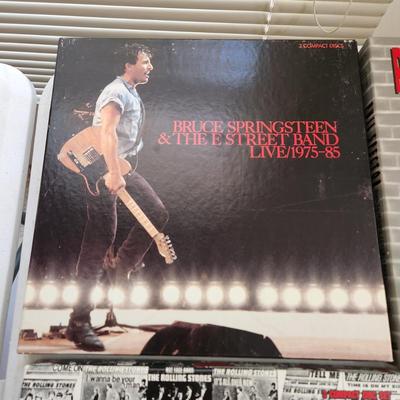 lot of 4 Collectors Albums Sets Springsteen, Phil Spector, Eric Clapton, Rolling Stones