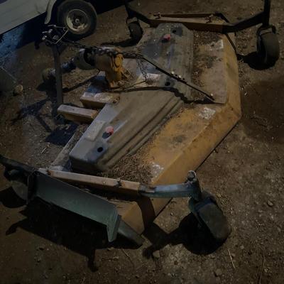 Pull behind tractor mower