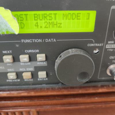 Leader NTSC Pattern Generator 408 Powers up