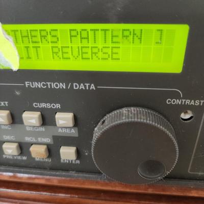 Leader NTSC Pattern Generator 408 Powers up