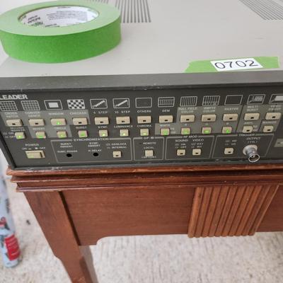 Leader NTSC Pattern Generator 408 Powers up