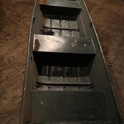 Terry aluminum green duck boat
