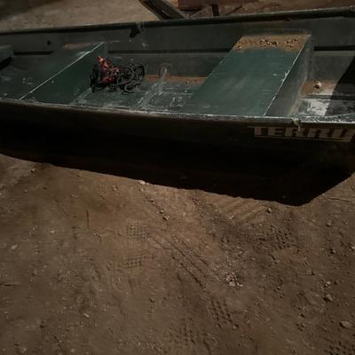 Terry aluminum green duck boat
