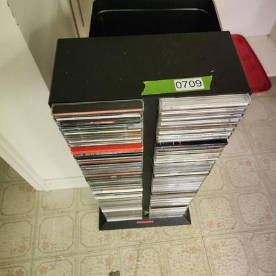 Large Lot Collection CD's w Stand
