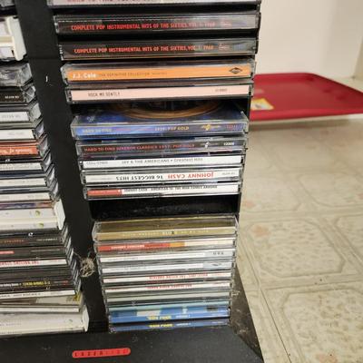 Large Lot Collection CD's w Stand