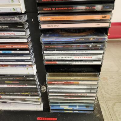 Large Lot Collection CD's w Stand