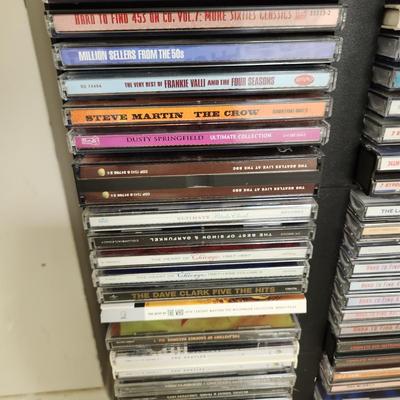 Large Lot Collection CD's w Stand