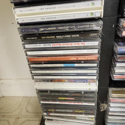 Large Lot Collection CD's w Stand