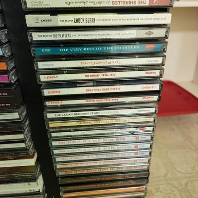Large Lot Collection CD's w Stand