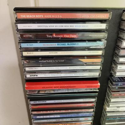 Large Lot Collection CD's w Stand