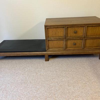 MCM Henredon Custom modular storage with slate