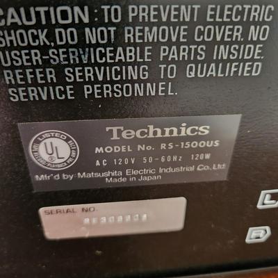 Technics Reel to Reel RS-1500US Powers up Rosewood Sides