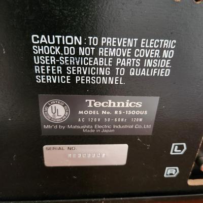 Technics Reel to Reel RS-1500US Powers up Rosewood Sides