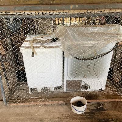 Hockey nets with dishwasher & washer
