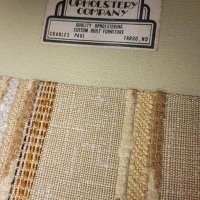 Textured upholstered sofa
