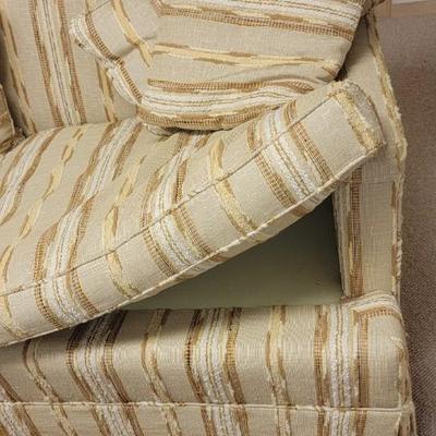 Textured upholstered sofa