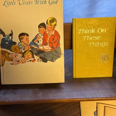 Religious books & bookends