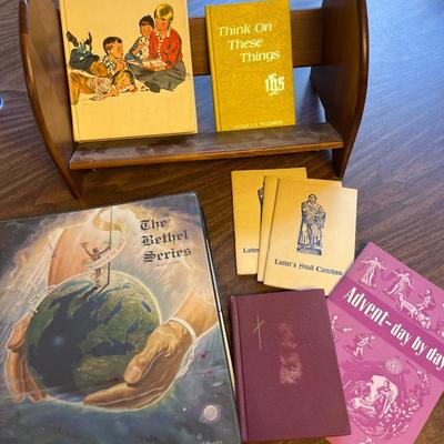 Religious books & bookends