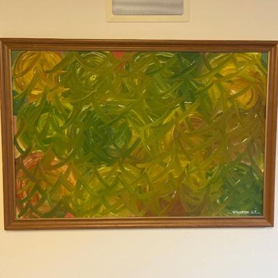 MCM original painting by W. Mattox 1967