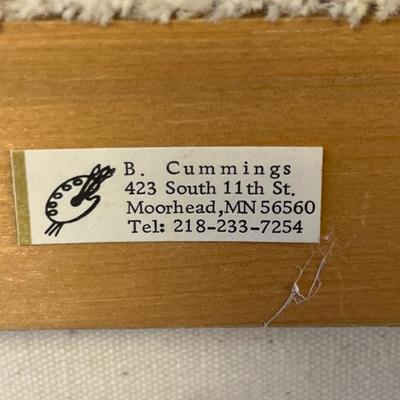 B Cummings original painting