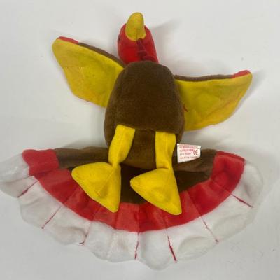 TY Beanie Baby GOBBLES the Turkey NWT