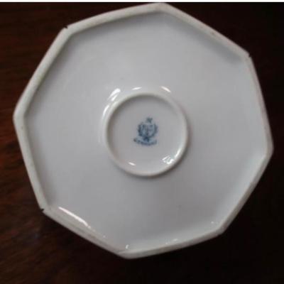 Antique RS Germany lusterware & porcelain basket