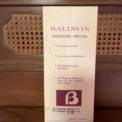 Baldwin piano, Yamaha Recorder & lamp