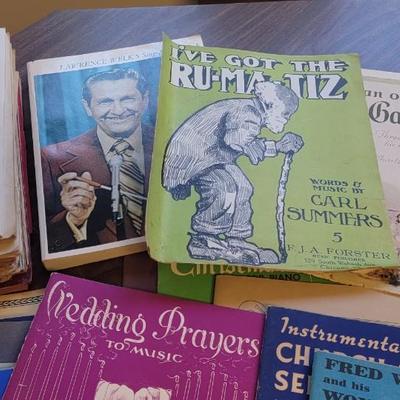 Miscellaneous piano books