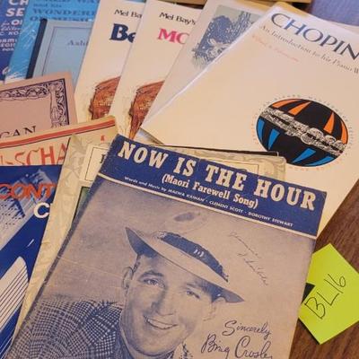 Miscellaneous piano books