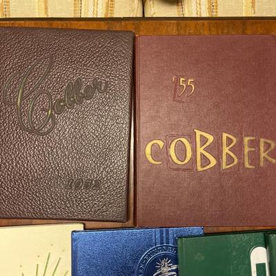 1952 & 55 Cobber yearbooks, 1964 plus WDGS yearbooks